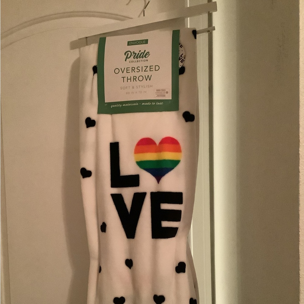 Pride collection oversized throw blanket